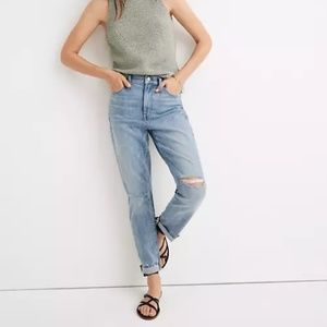 Madewell High-Rise Slim Crop Boyjean